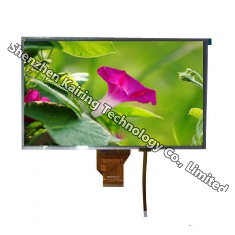 7.0TFT Module 500Luminance 40Pins LVDS Interface with Resolution 1024*600 Resistance Touch Panel
